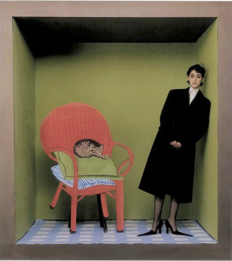 Rama Dawaji photographed by Szilveszter Makó for The Cut, showing a confident subject within intentional artistic framing that demonstrates collaborative fashion editorial photography