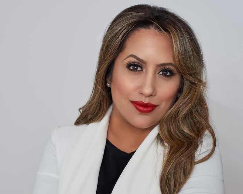 Corporate professional headshot of Kim polished business portrait Phoenix Arizona