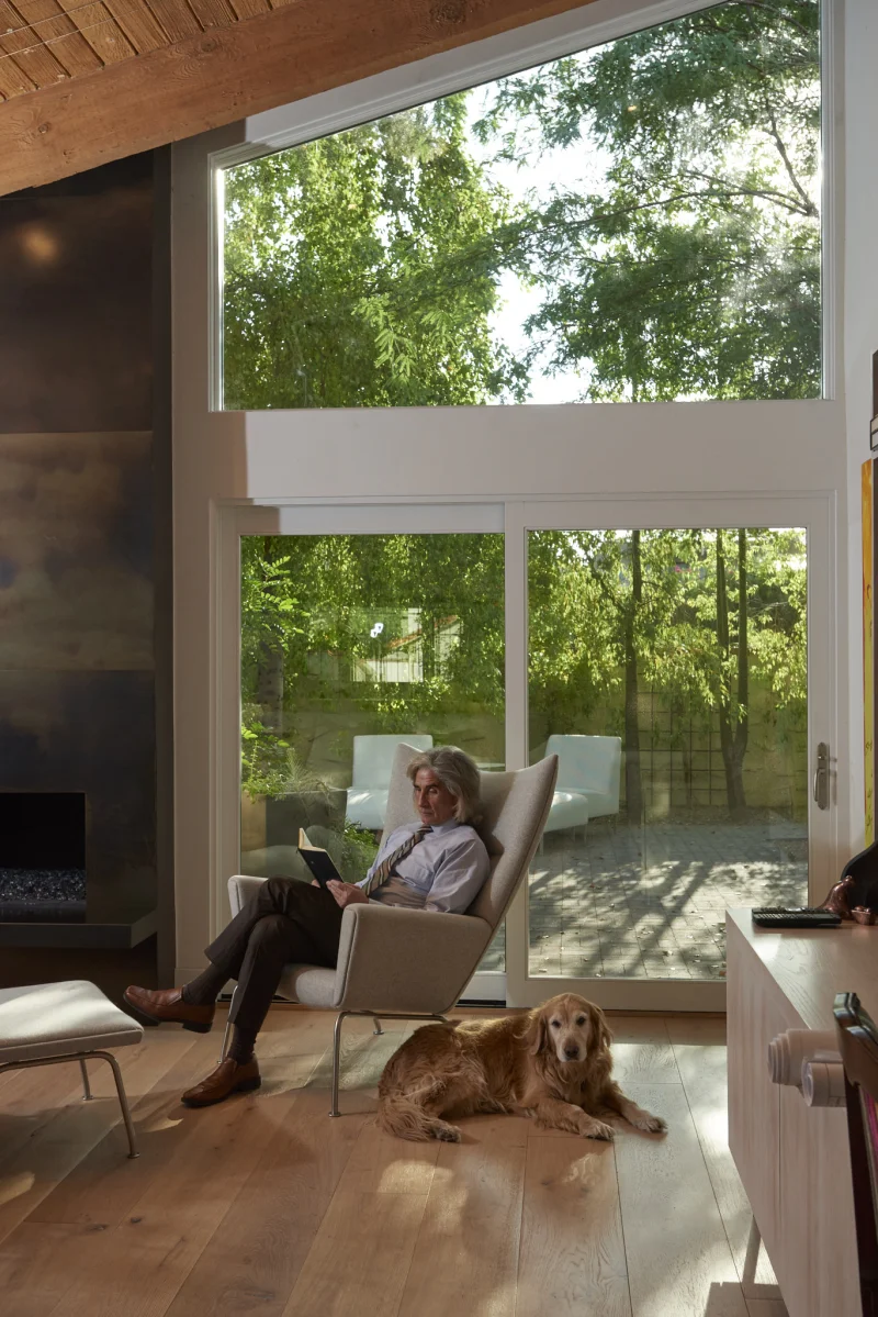 Environmental portrait of James in Arizona home lifestyle photography by Phoenix photographer Marie Feutrier