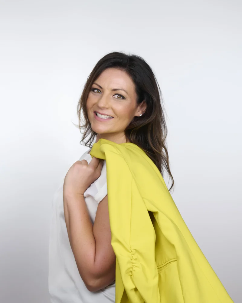 Fun relaxed headshot session experience with Natalie at Phoenix Arizona portrait studio