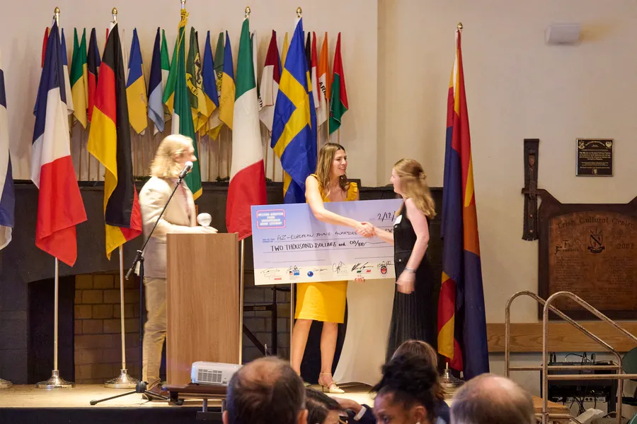 Event photography at the Arizona European Young Entrepreneur Award ceremony at Irish Cultural Center in Phoenix Arizona