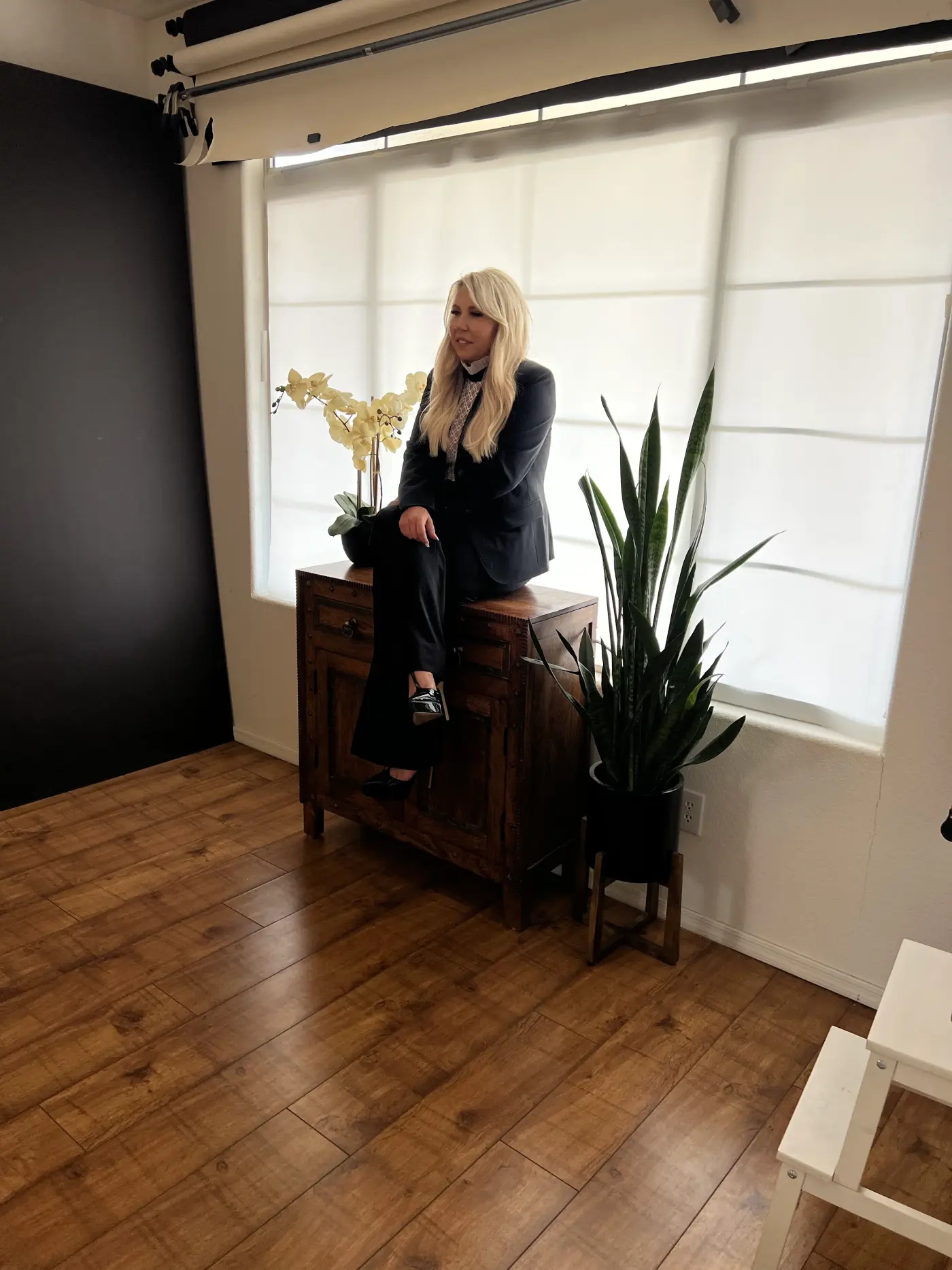 Professional studio lighting setup for headshots in Arizona